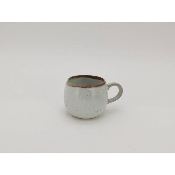 Stoneware Reactive Glaze Round Mug Sour Cream - Hearth & Hand™ with Magnolia | Target