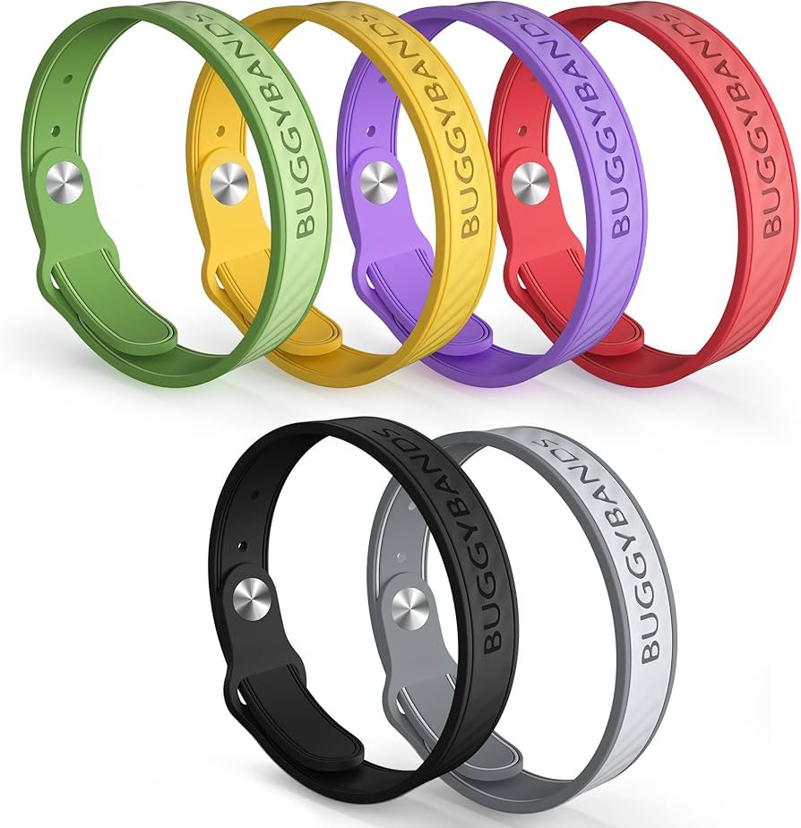 Mosquito Repellent Bracelets, 6 Pack Silicone Mosquito Repellent Bands with DEET Free, Natural & ... | Amazon (US)