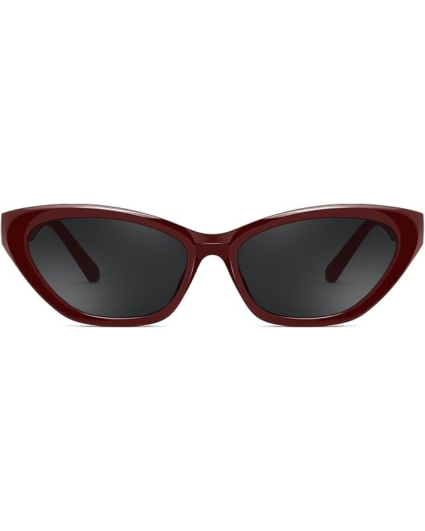 FEISEDY Retro Cat Eye Sunglasses for Women 90s Square Chic Chunky Small Frame Men Sun Glasses B91... | Amazon (US)
