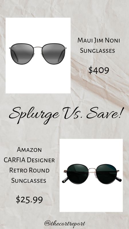 Splurge Vs Save Sunglasses!

#splurgevssave 

#LTKstyletip