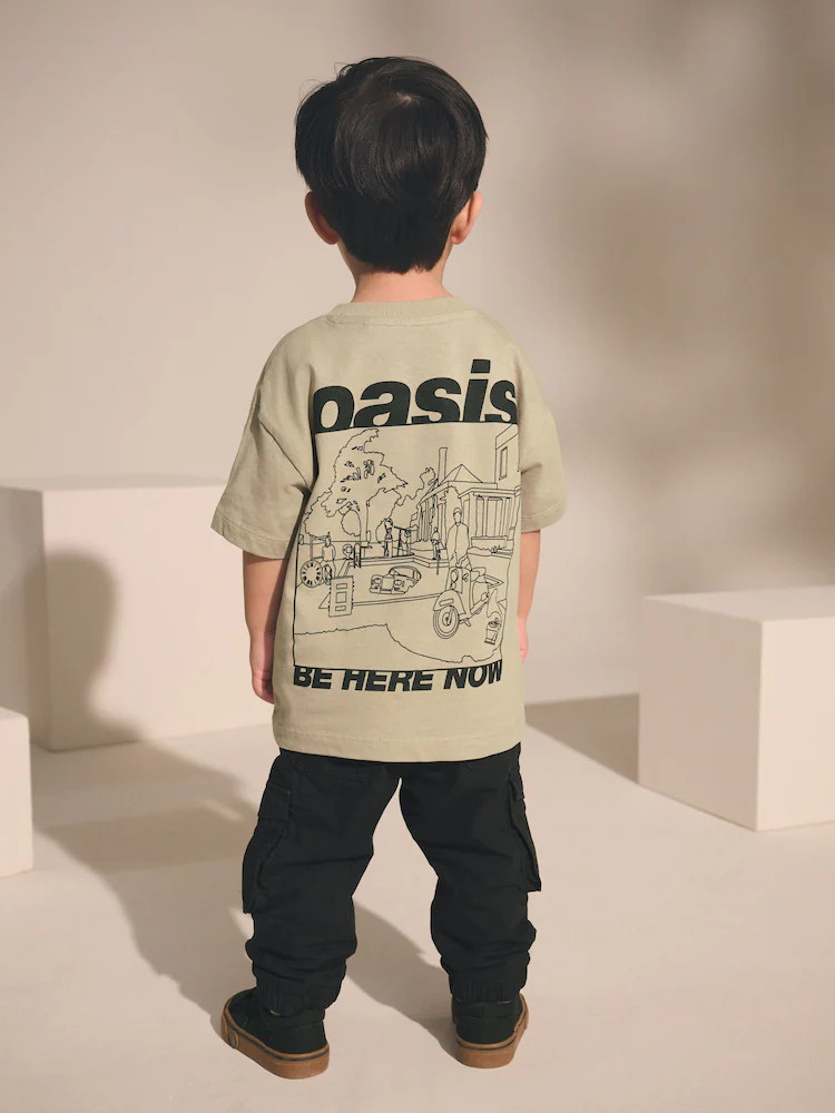 Oasis Stone Short Sleeve Band Graphic T-Shirt (3mths-8yrs) | Next US