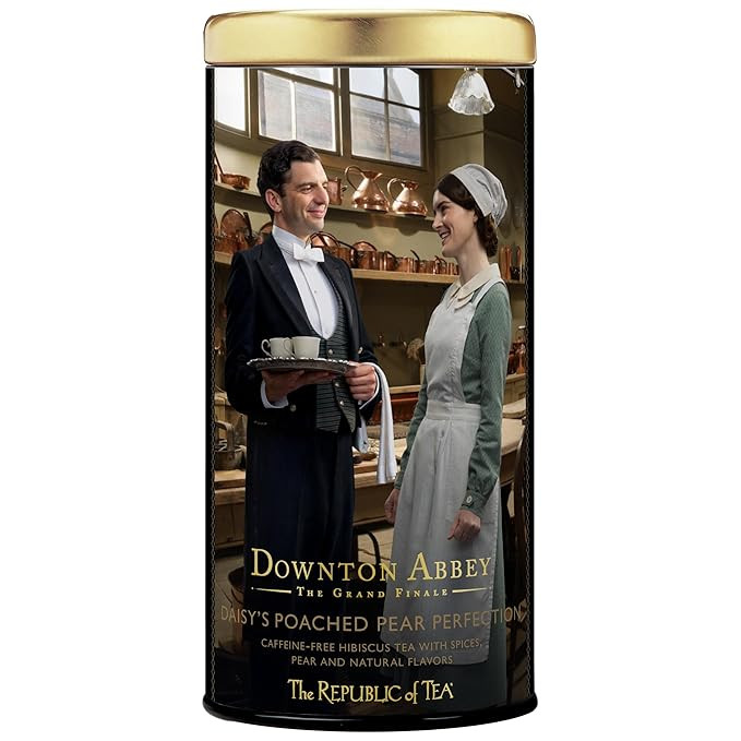 The Republic of Tea — Downton Abbey Daisy’s Poached Pear Perfection Herbal Tea Blend, 36 Tea ... | Amazon (US)