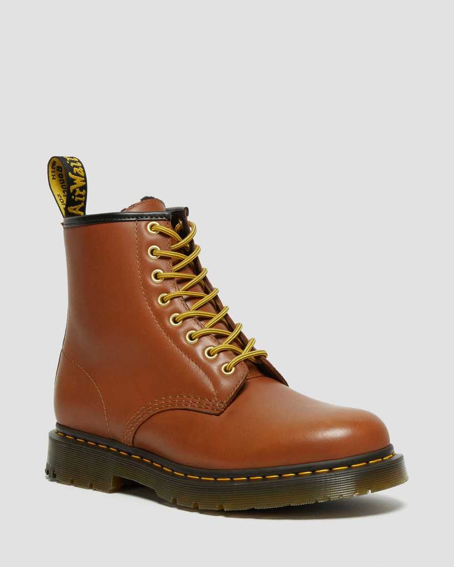 Dr. Martens, 1460 Dm's Wintergrip Leather Lace Up Boots in Tan, Size 10 | Dr. Martens