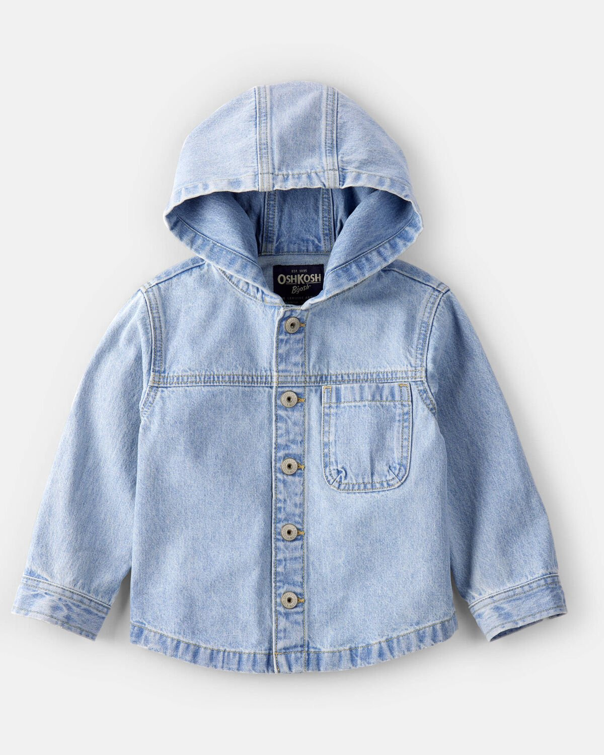 Toddler Boy Denim Fashion Jacket - Rain Wash | Carter's Inc