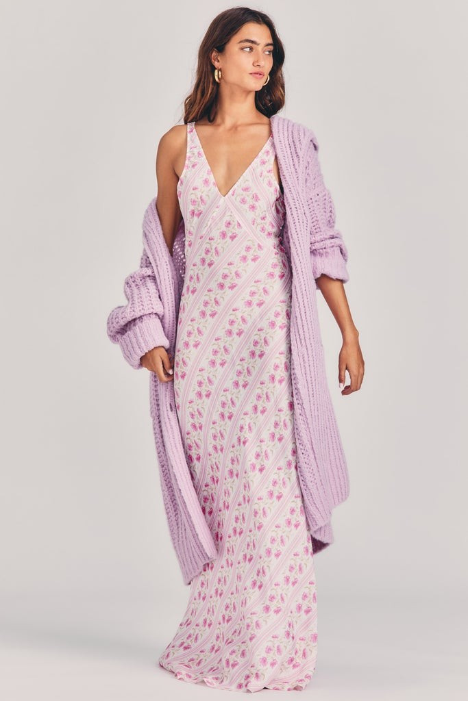 Iliana Maxi Slip Dress | LOVESHACKFANCY