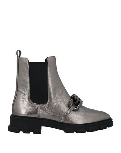 Michael Michael Kors Woman Ankle boots Silver Size 7.5 Soft Leather | YOOX (US)