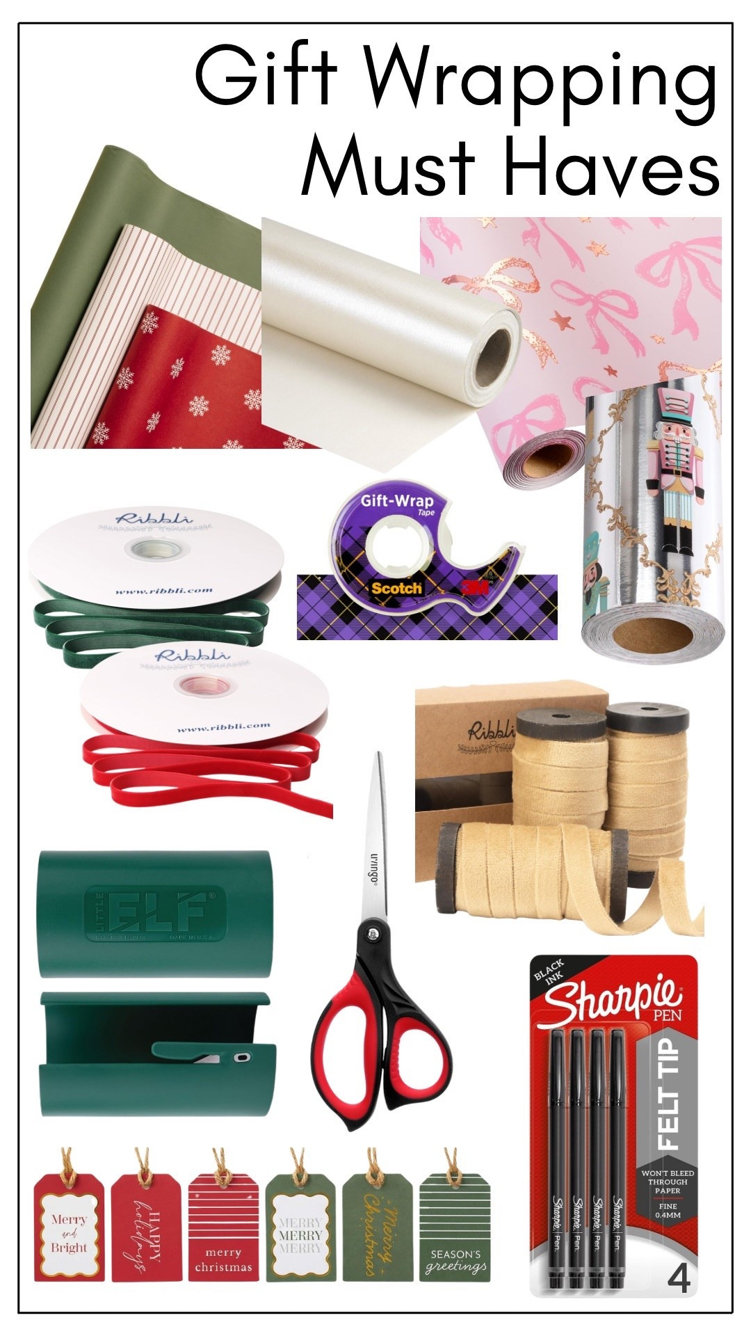 Gift wrapping must haves from Amazon! Make life easy with these pretty options! 

#LTKHoliday #LTKmomlife #LTKFindsUnder50