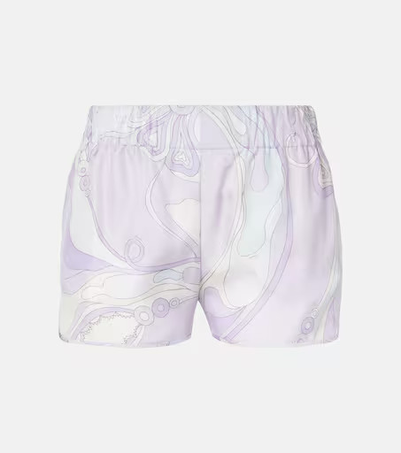 Orchidee low-rise silk twill shorts | Mytheresa (US/CA)