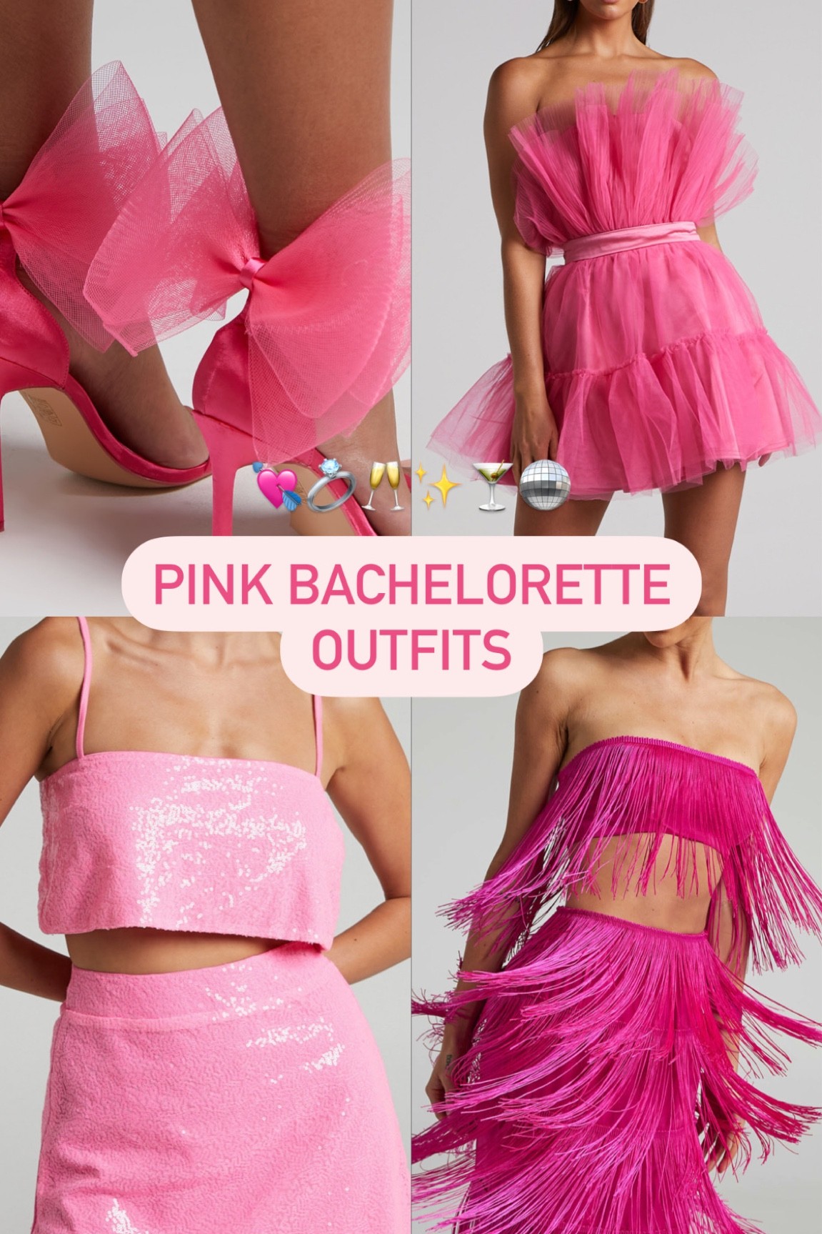 Bachelorette weekend outfits for the girls! Pink hens party outfits to match the pink theme 

#LTKaustralia #LTKstyletip #LTKwedding