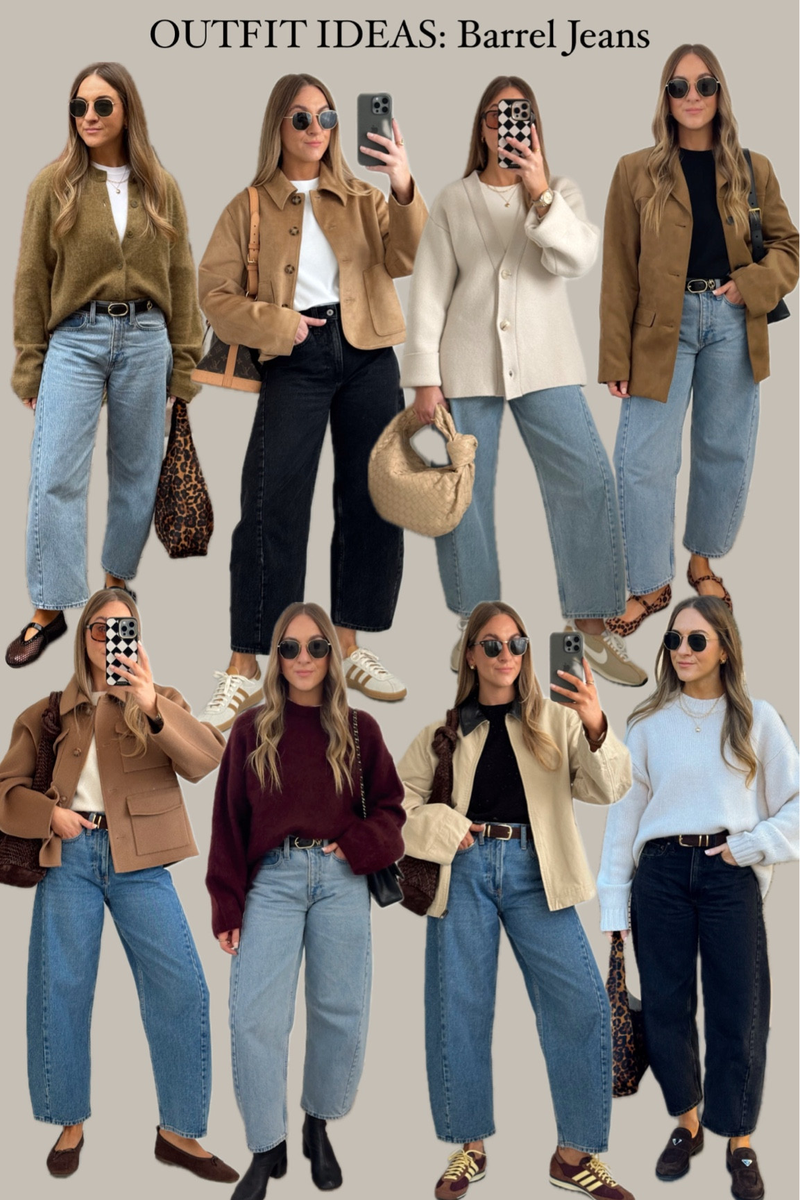 Outfit ideas for barrel leg jeans 

#LTKsale #LTKwinter #LTKstyletip