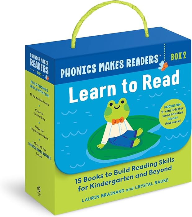 Phonics Makes Readers: Learn to Read Box 2: 15 Books to Build Reading Skills for Kindergarten and... | Amazon (US)