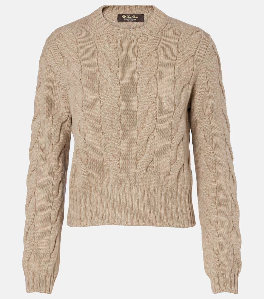 Loro Piana Napier cable-knit cashmere sweater | Mytheresa (DACH)