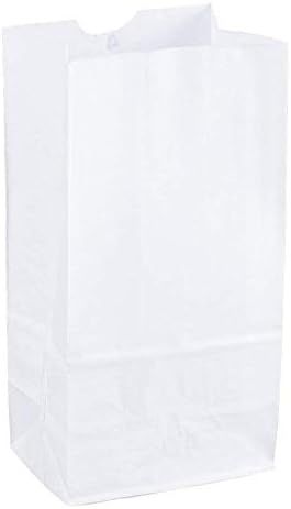 2lb White Kraft Paper Bags- Pack of 100ct | Amazon (US)