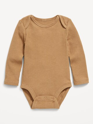 Long-Sleeve Ribbed Bodysuit for Baby | Old Navy (US)