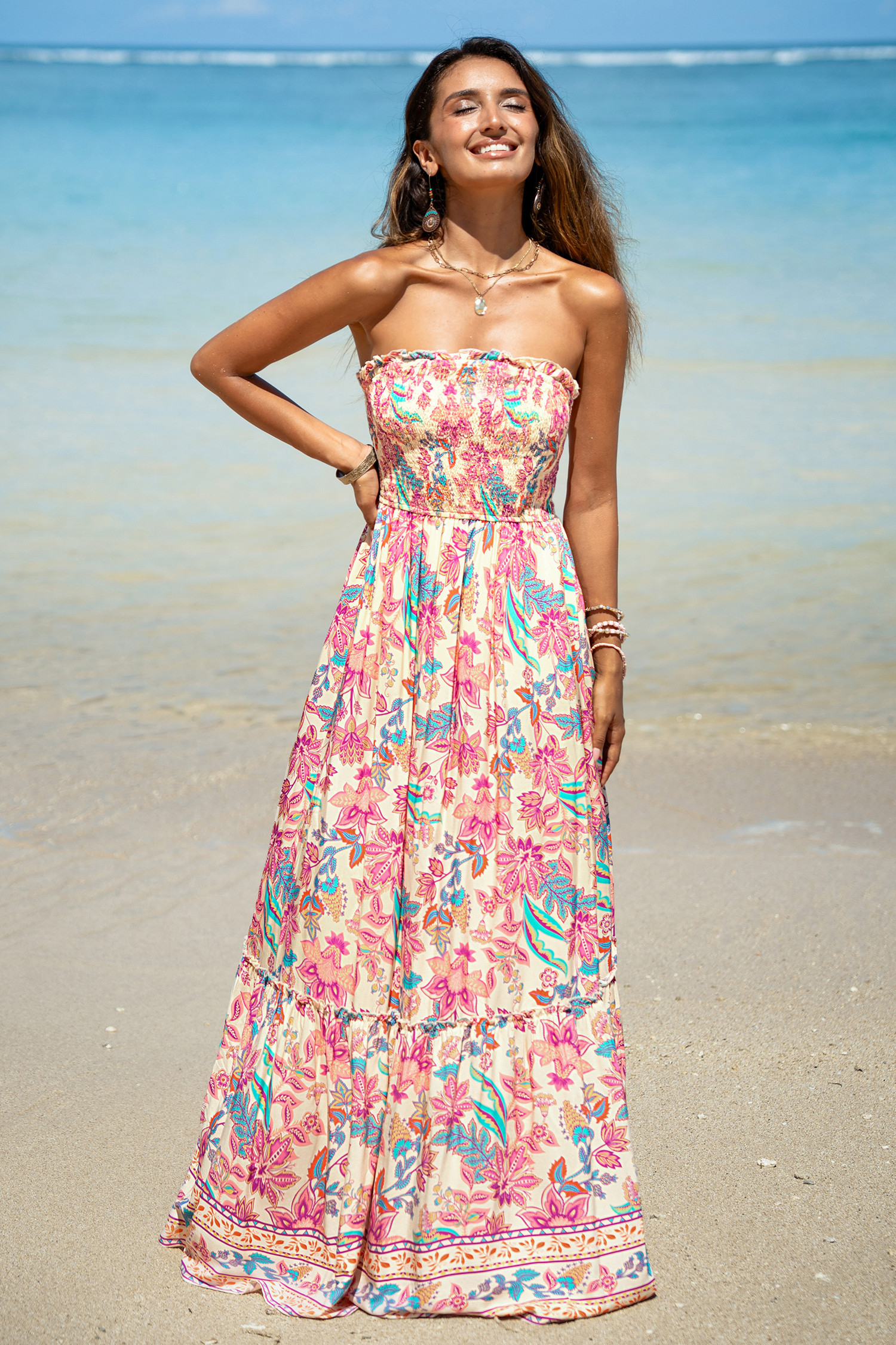 Sweet Lily Floral Maxi Dress | Cupshe US
