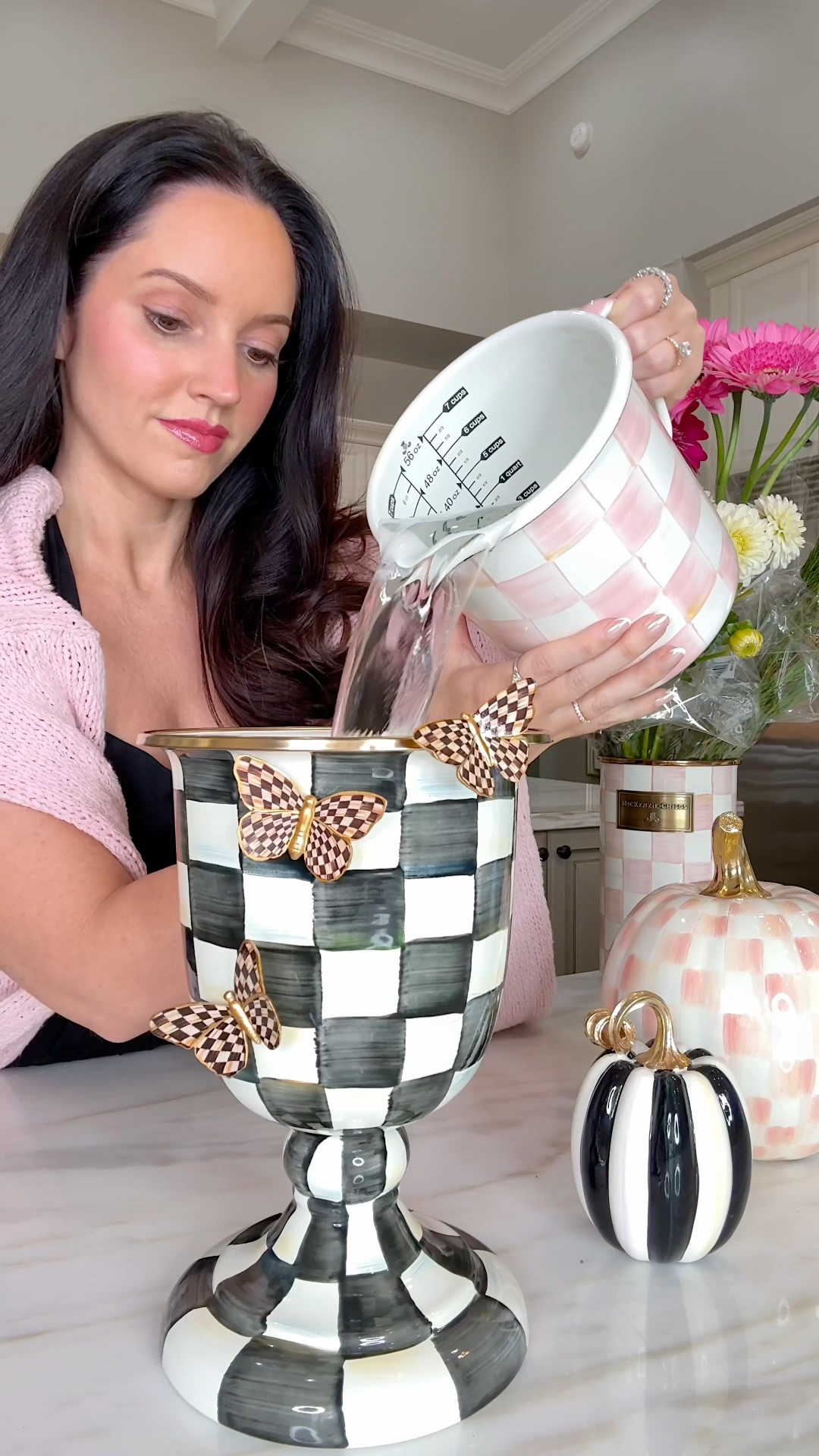 The only way we do Halloween around here 🎀🖤🦋✨

OBSESSED with these little magnetic butterflies!!! 🦋 Such an easy way to give a fall floral arrangement a girly Halloween moment.
 
@MacKenzie-Childs

#LTKHome #LTKselfcare #LTKSeasonal