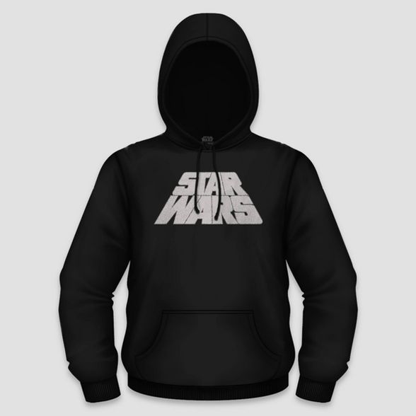Men's Star Wars Hooded Graphic Sweatshirt - Black | Target