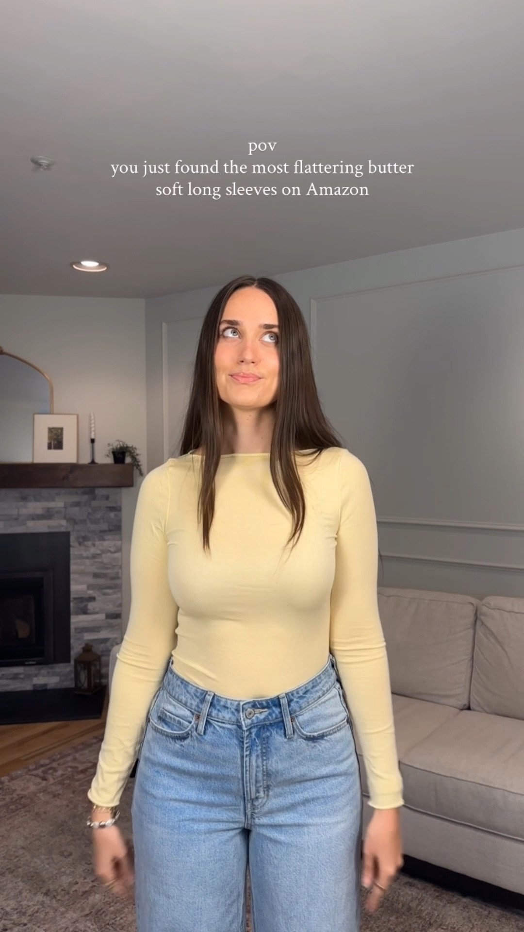 The softest, stretchiest, most flattering long sleeve Cashmere tops! Very thin, so not too hot. I am 5’9” wearing my true size small  

#LTKStyleTip #LTKBeauty #LTKSaleAlert