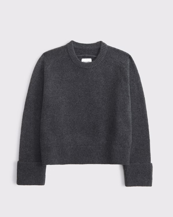 Women's The A&F Madeline Crew Sweater | Women's Tops | Abercrombie.com | Abercrombie & Fitch (US)