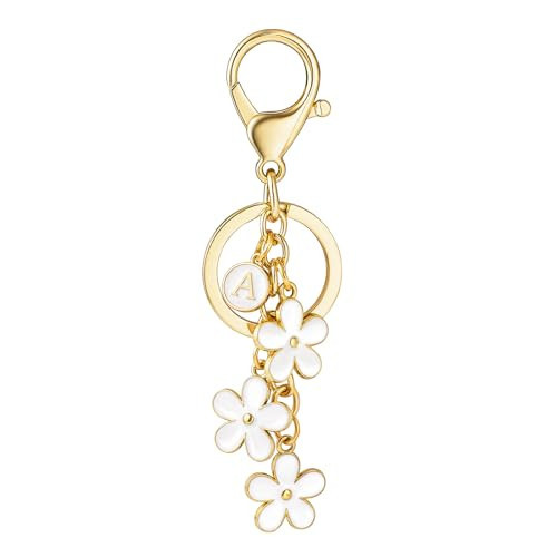 SELOVO Initial Key Chain A Keychain Women Key Chain Purse Charm | Amazon (US)