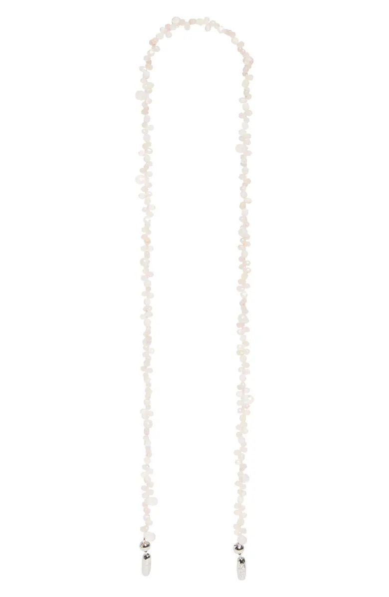 ossa Faceted Semiprecious Stone Crossbody Strap for iPhone Case | Nordstrom | Nordstrom