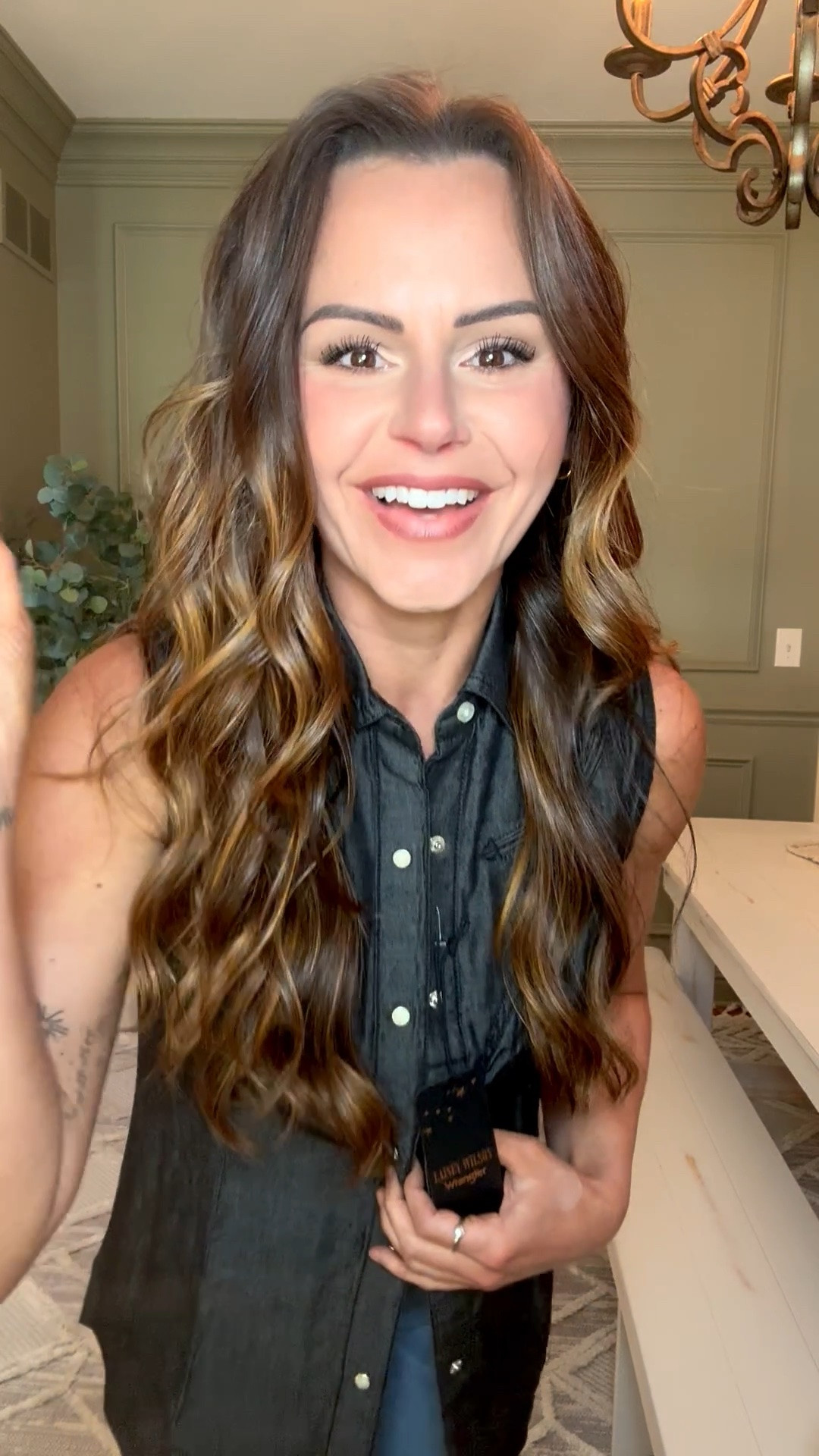 Try on my new @Wrangler goodies with me! 

don’t worry, the pretty, posed and edited posts will follow later- this is just a first round try on sesh that I HAD to share bc I’m superrrrr excited!!! 

Some things you need to know about me, I LOVE Jesus, my boys, looking and feeling my best, 
GREAT DENIM everything, 
Lainey Wilson, a great concert, camo, & Morgan Wallen of course. 

Sooooo I checked several of my favorite boxes with this fit 👖

Perfect for country concert oufit, or any concert really….. and date night outfit too 💙🩵🖤

#LTKootd #LTKvlog #LTKSaleAlert