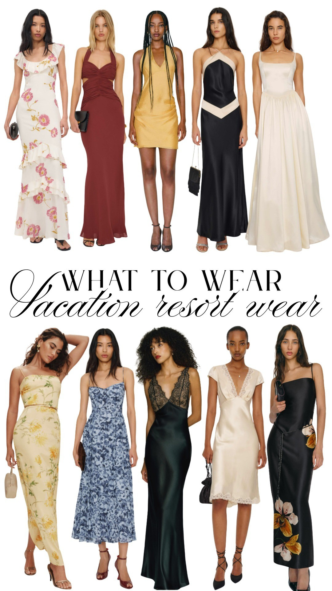 Resort Vacation Dresses from Reformation ✨If you’re planning a beach getaway or tropical escape, Reformation resort dresses are a must. Effortless silhouettes, breathable fabrics, and flattering cuts make them perfect for warm-weather vacations.These vacation dresses from Reformation work beautifully for beach walks, resort dinners, and summer travel styling — easy to pack, easy to wear, and always chic.Shop my curated edit of Reformation resort vacation dresses for an elevated, effortless holiday look.#Reformation #ResortWear #VacationDresses #ReformationDress #LTKstyle #LTKtravel #ResortStyle #SummerWardrobe

#LTKWedding #LTKSeasonal #LTKootd