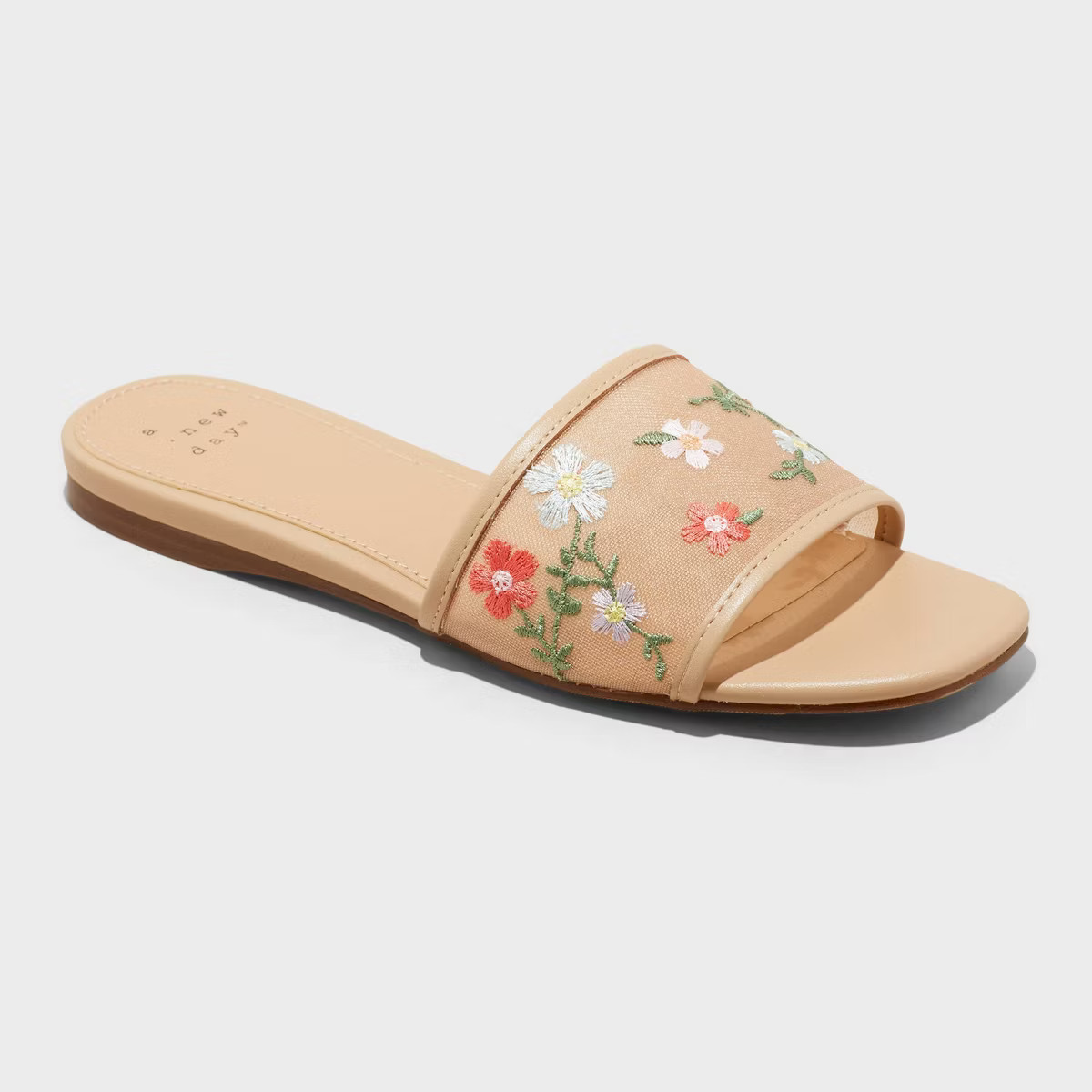 Women's Elain Slide Sandals with Memory Foam insole - A New Day™ | Target