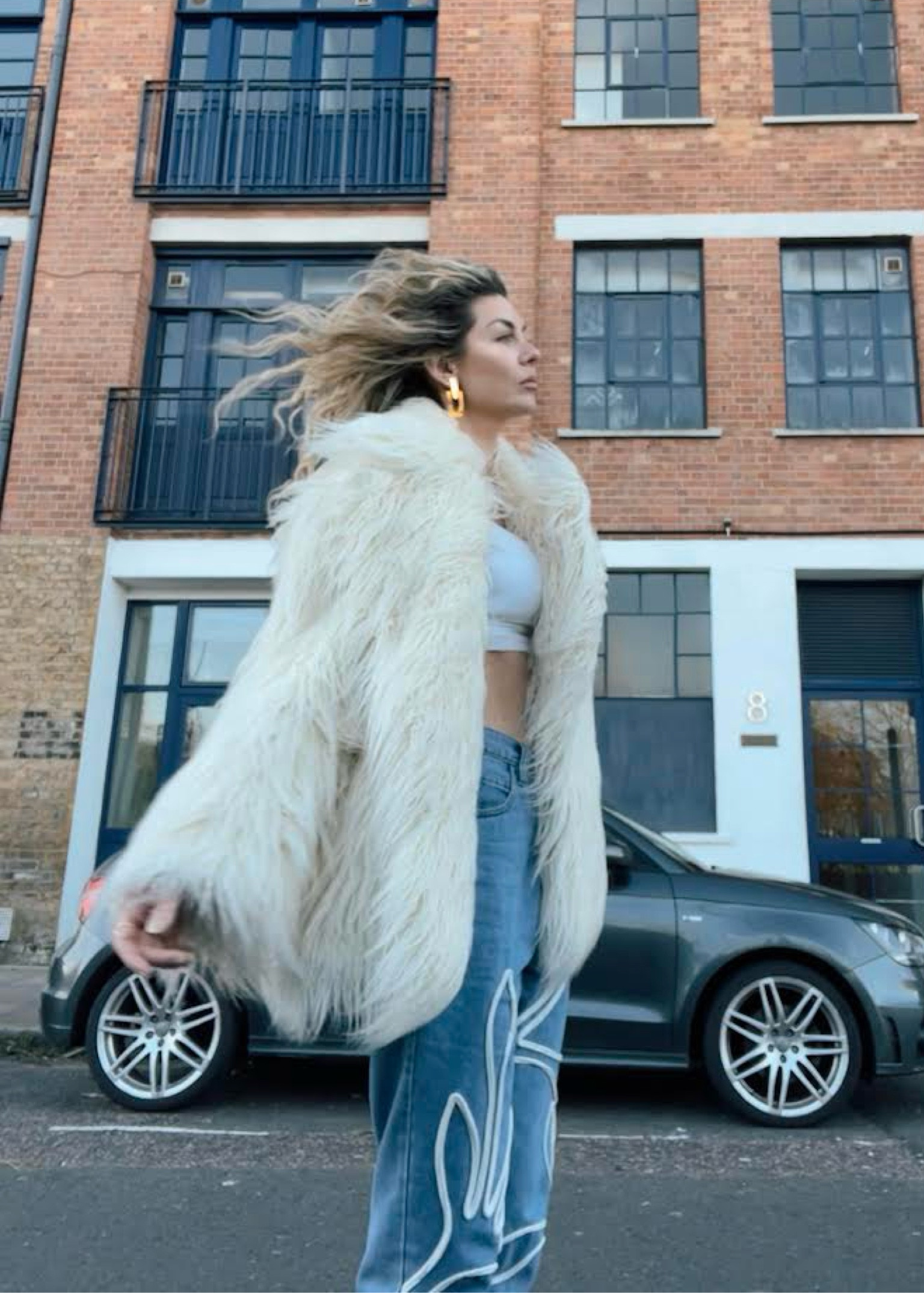 Frankie shop, Asos, Fanfare, Liberty, Topshop, Paris texas, Wolf & badger, transitional outfit, transitional style, winter outfit, winter fashion, fur jacket, faux fur coat, white bralet, denim jeans, floral jeans, printed jeans, suede boots, knee high boots, winter outfit ideas, style inspiration 

#LTKeurope #LTKSeasonal #LTKstyletip