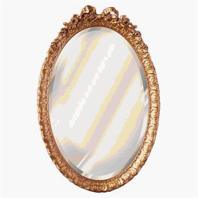 Hickory Manor House 5075VAG Oval with Bow Mirror - Antique Gold - Walmart.com | Walmart (US)