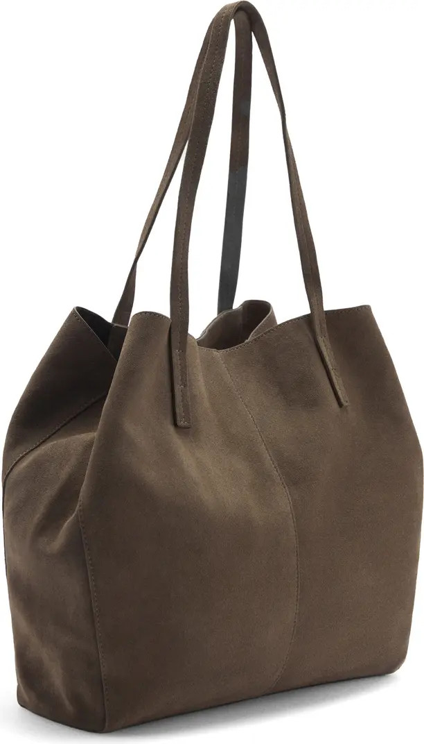 MANGO Suede Shopper Bag | Nordstrom | Nordstrom
