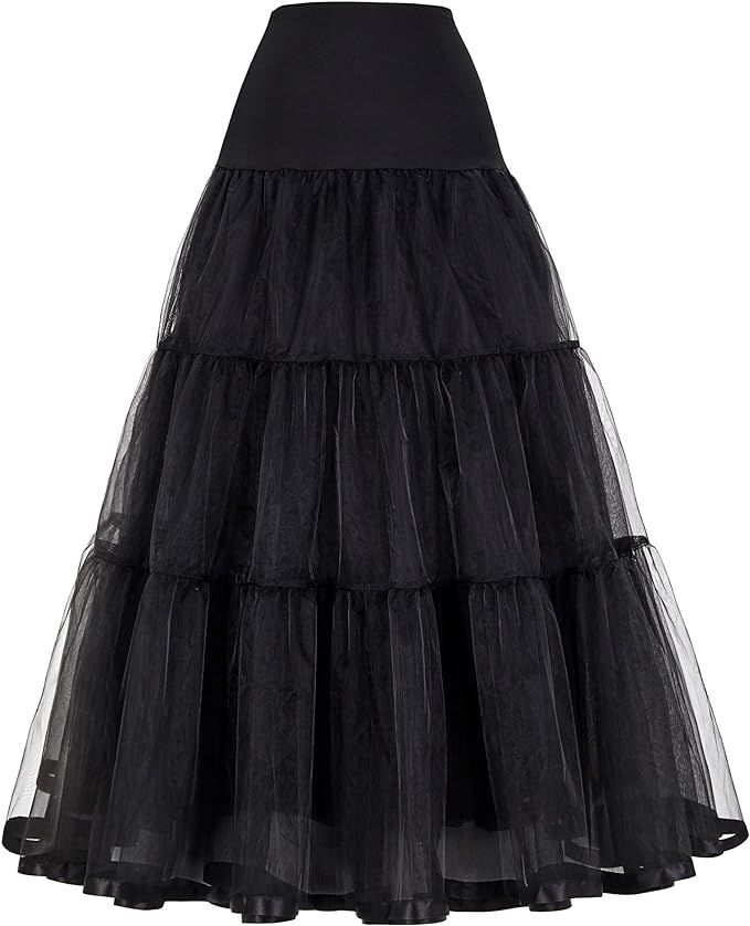 GRACE KARIN Women's Ankle Length Petticoats Wedding Slips Plus Size S-3X | Amazon (US)