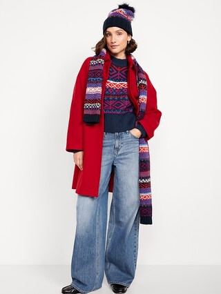 SoSoft Mock-Neck Fair Isle Sweater | Old Navy (US)