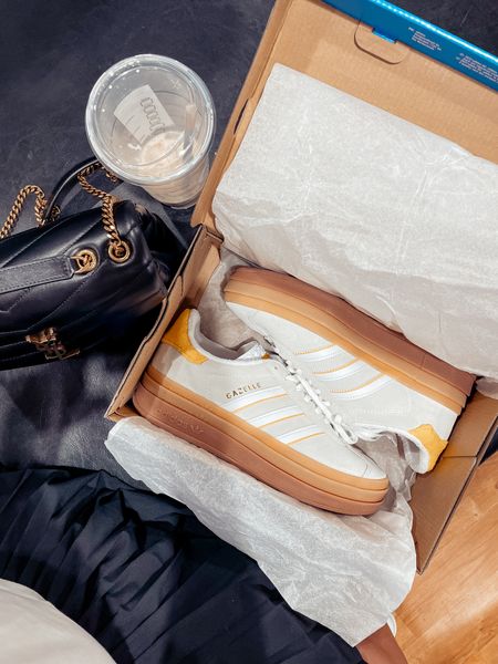 { spring sneakers ❥

• adidas Originals Gazelle Bold Shoes in Light Yellow - 7.5 
*I sized down one whole size* 

Platform adidas . adidas Gazelle . Modern Rez Girl Aesthetic . Native American Content Creator } 

#LTKstyletip #LTKshoecrush