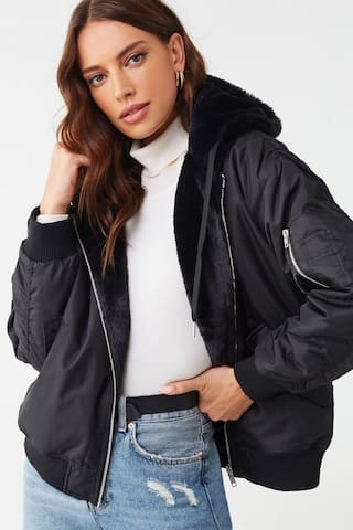 Hooded Bomber Jacket | Forever 21 (US)
