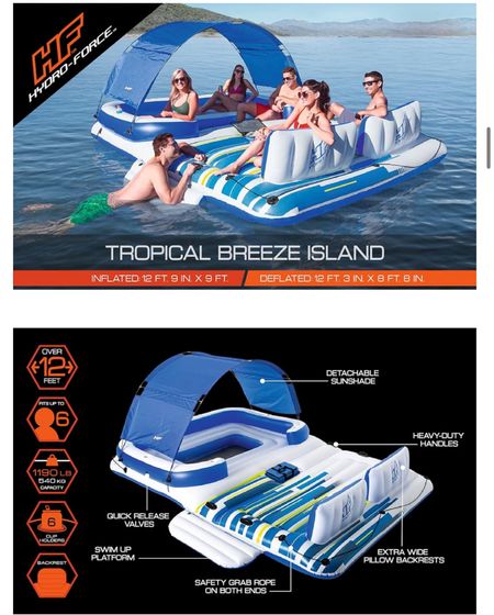 Swim up party inflatable for the lake 

#LTKfamily #LTKSeasonal #LTKparties