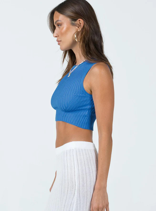 Kordia Top Blue | Princess Polly US