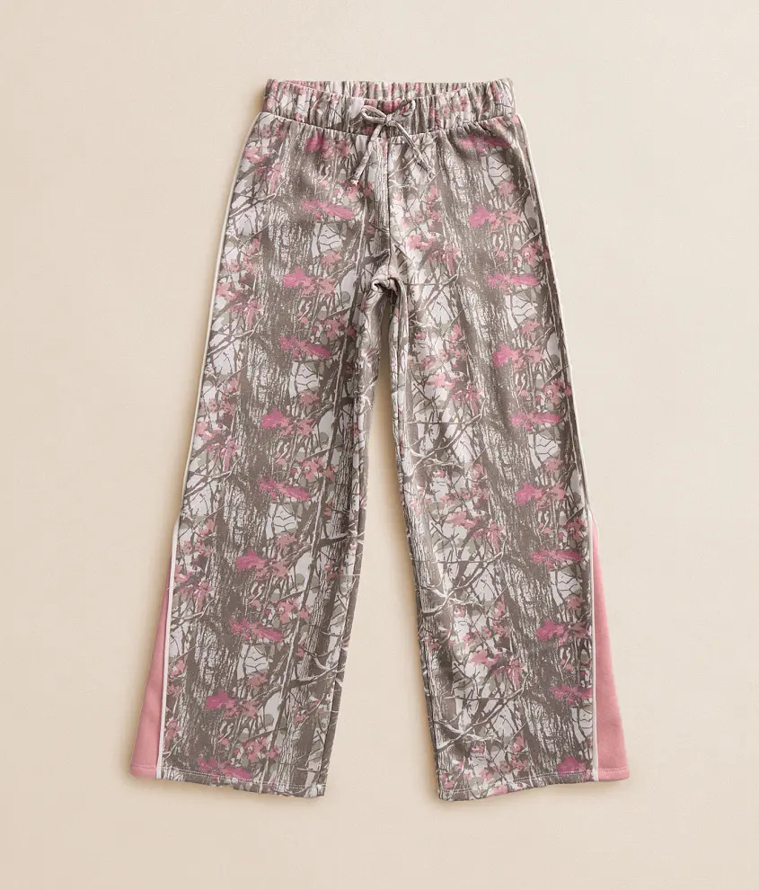 Girls - Camo Wide Leg Sweatpant | Buckle