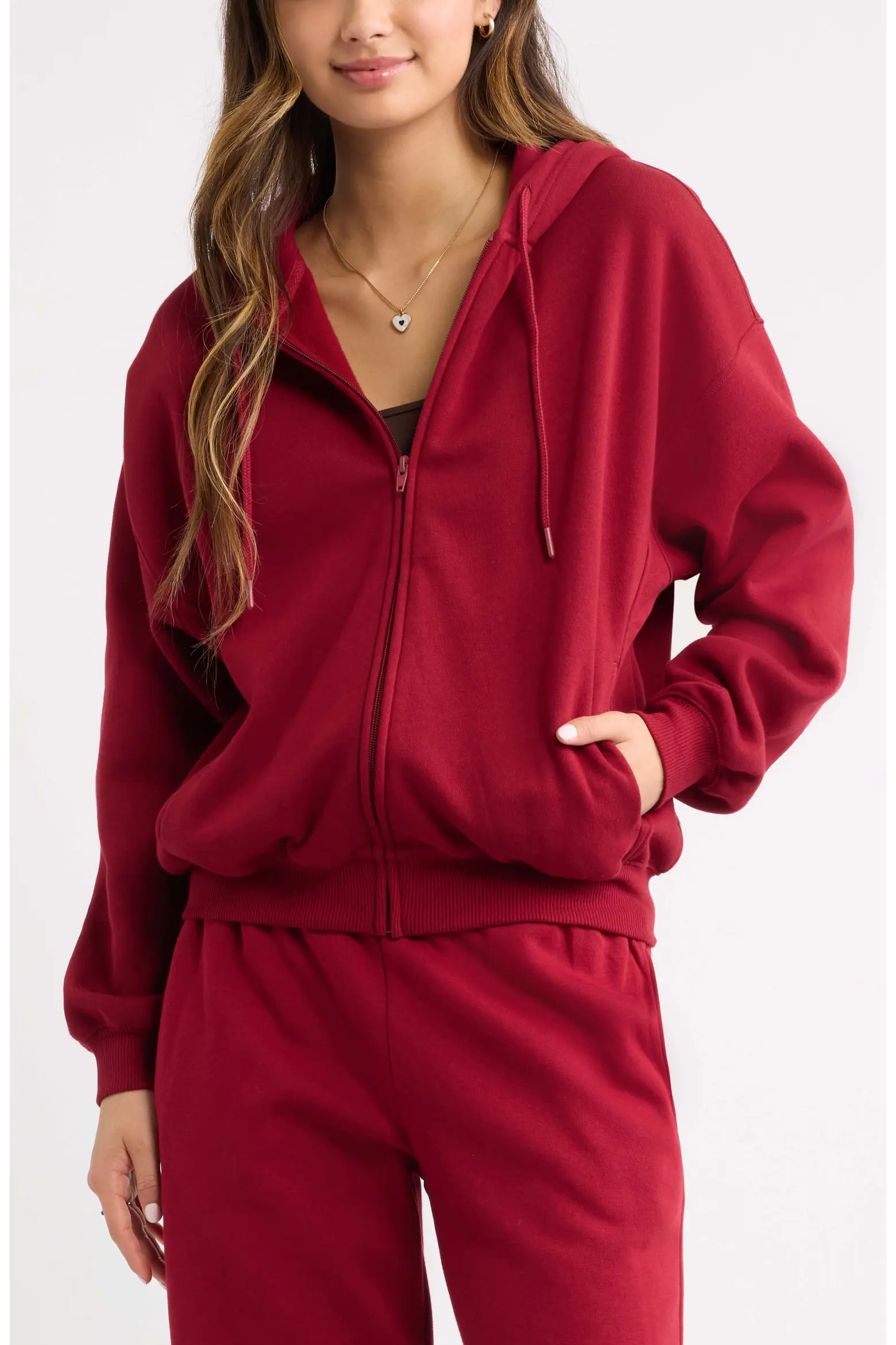 BP. Bubble Zip Hoodie (Women) | Nordstrom | Nordstrom