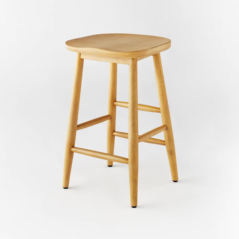Haddonfield All Wood Backless Counter Height Barstool - Threshold™ designed with Studio McGee | Target