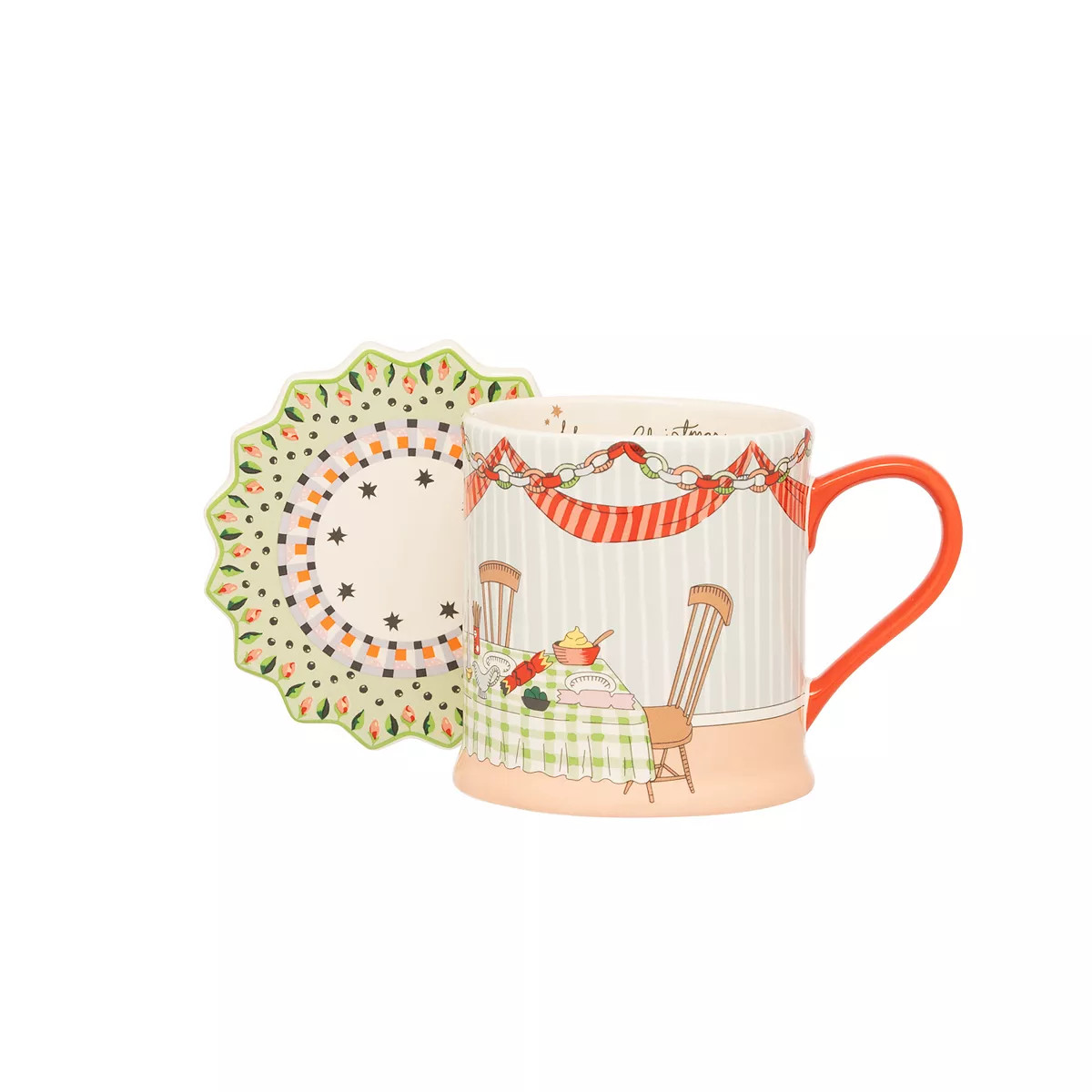 Cath Kidston Christmas Table Mug & Coaster Set | Kohl's