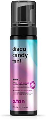 b.tan Self Tanner Mousse - Disco Candy Tan - Candy Scented Party Proof Self Tanner for Fast, Dark... | Amazon (US)