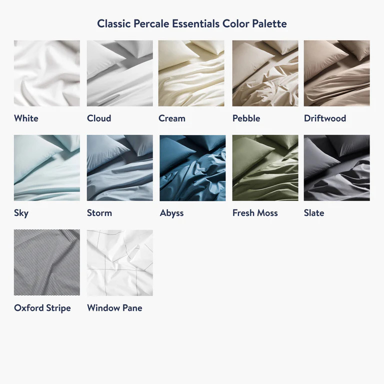 Classic Percale Hardcore Sheet Bundle | Brooklinen