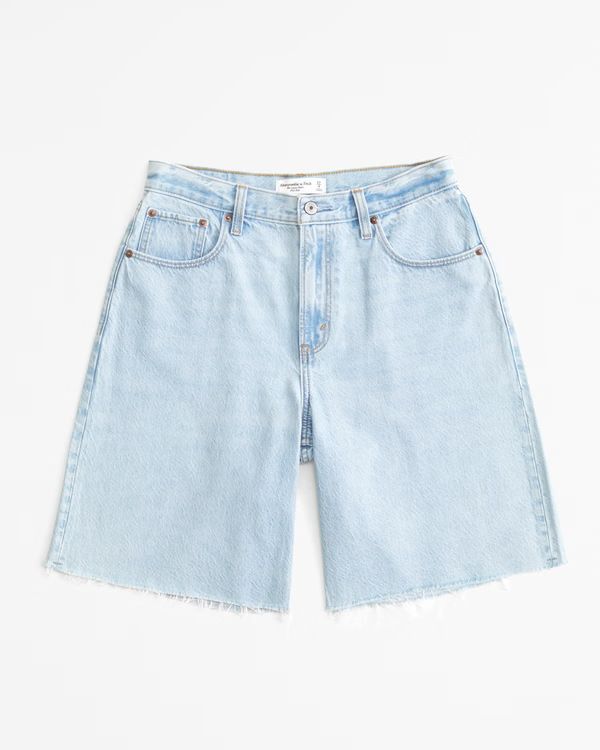 Curve Love Mid Rise 10" Loose Short | Abercrombie & Fitch (US)