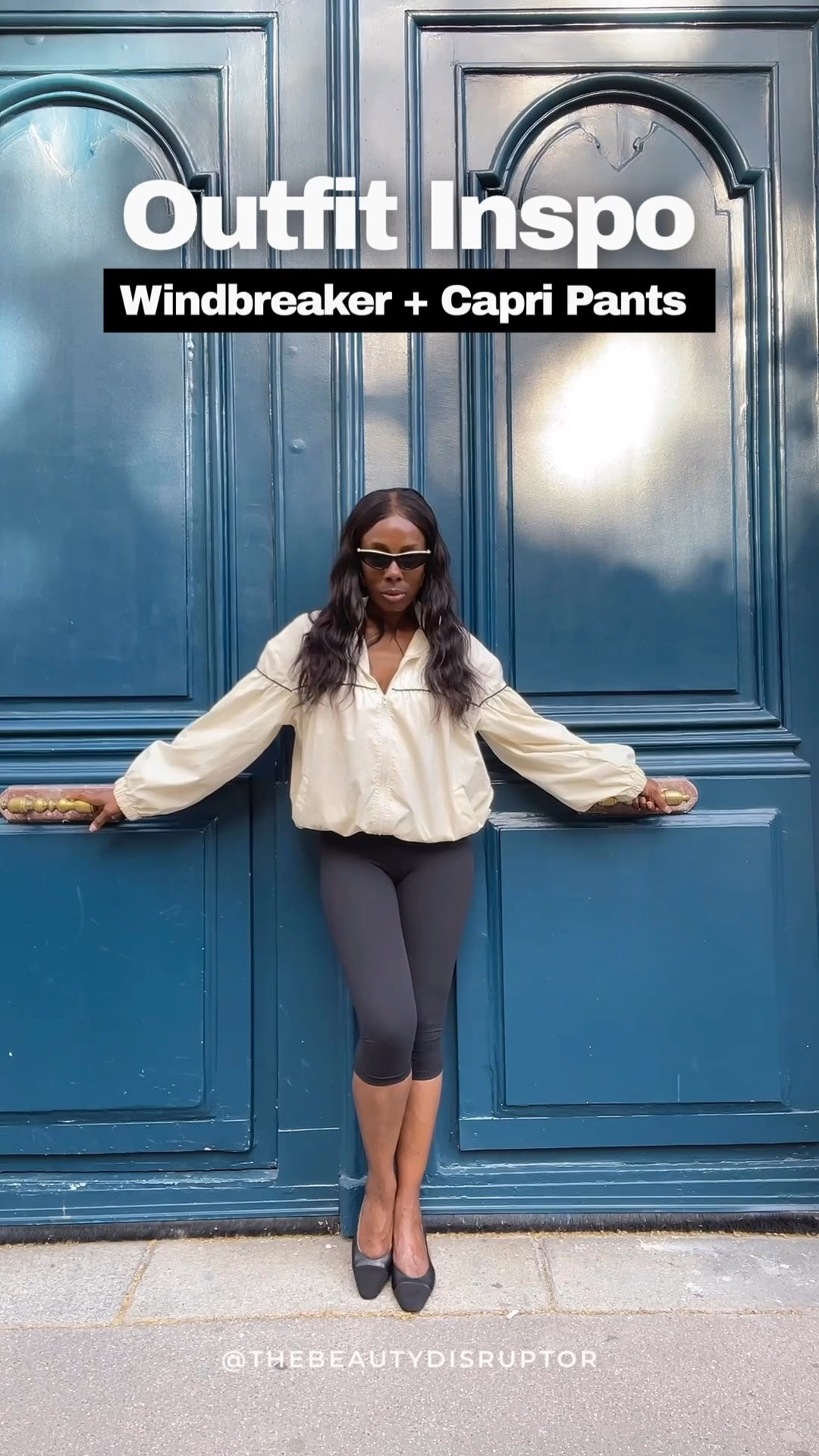 This look feels like that perfect mix of polished and easy 🤍  

Capri pants are having such a strong 2026 comeback, and layering with a relaxed windbreaker keeps it modern and wearable. Finished with Loewe sunglasses and Chanel sling backs, this is my kind of outfit inspo. Shop the full look now on LTK for Memorial Day. 🛒

#OutfitIdea #CapriPants #Windbreaker #CasualChic #MemorialDay

#LTKootd #LTKgrwm #LTKOver40