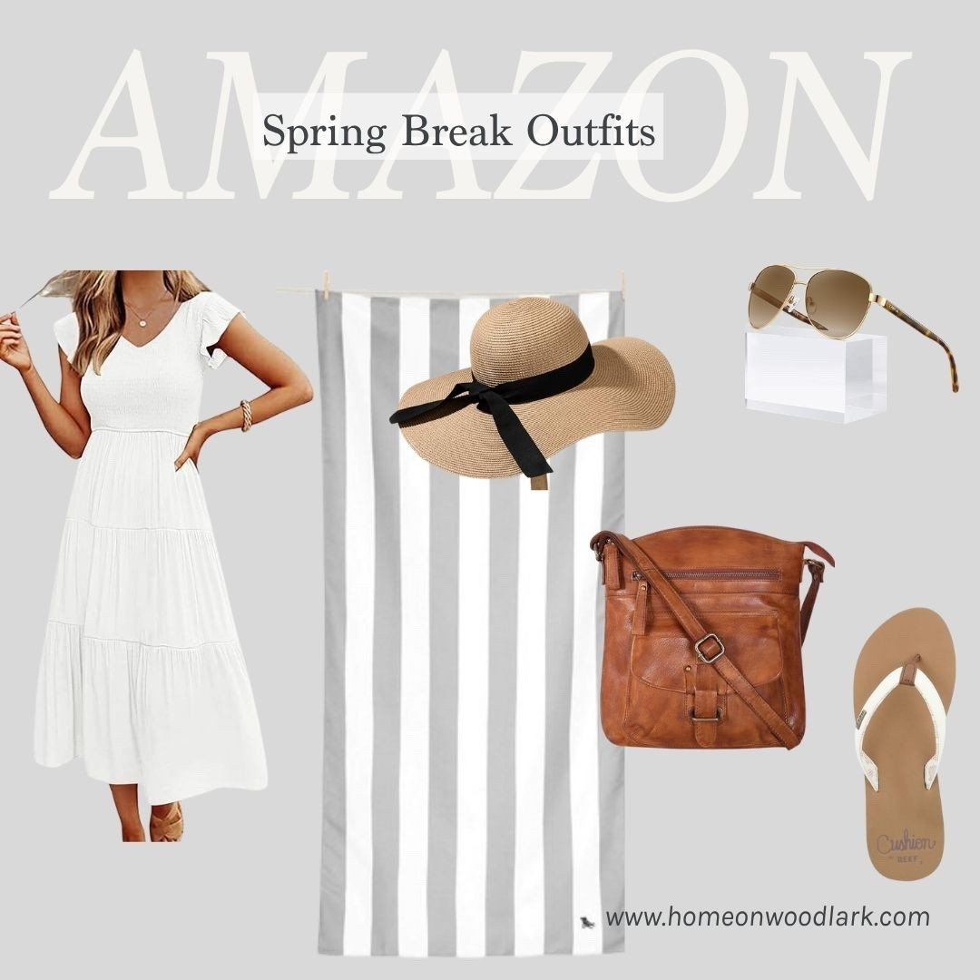 My favorite beach items include my quick dry towel, sundress, hat, bag, sunglasses and sandals.  

Amazon beach essentials.  Summer dresses.  Neutral Amazon fashion.  Spring break.  

#LTKTravel #LTKOver40 #LTKSwim