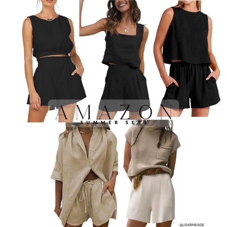Amazon sets - short sets - amazon finds - amazon fashion 

#LTKunder50