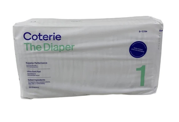 Coterie Size 1 Diapers, 99 Count | GoodBuy Gear
