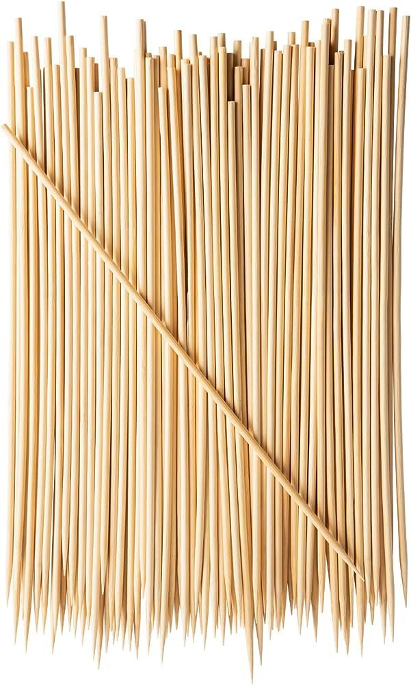 Comfy Package, 12 Inch Bamboo Wooden Skewers For Shish Kabob, Grilling, Fruits, Appetizers and Co... | Amazon (US)