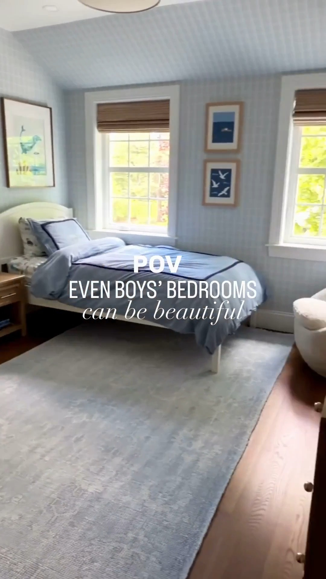 Love all my boys’ bedrooms!